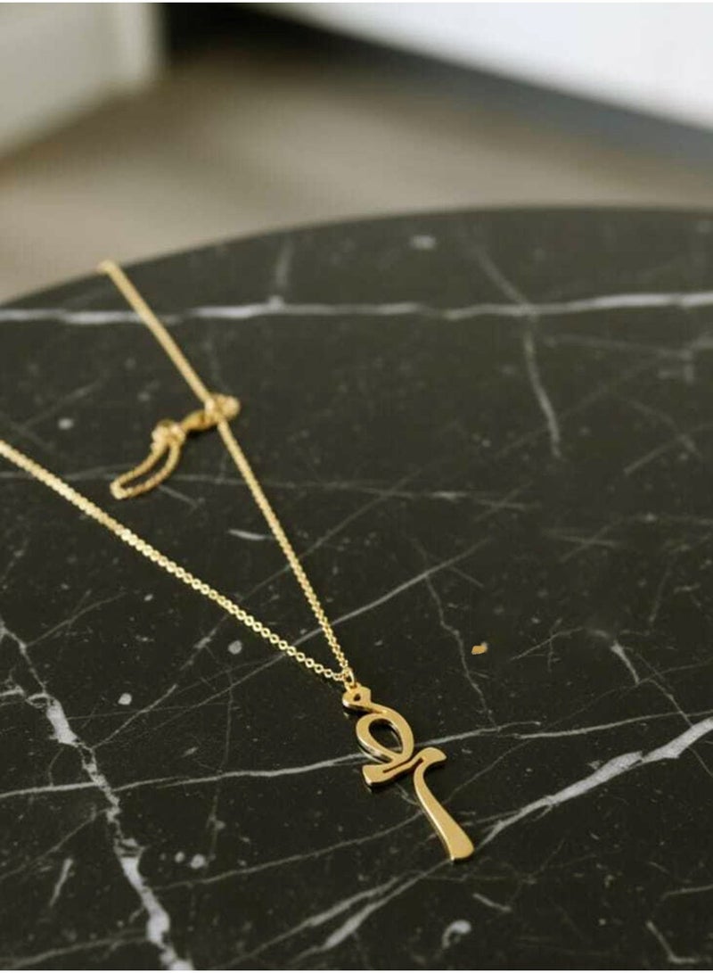 Julia Store 18K Gold Plated Stainless Steel Ancient Egypt Life Key Jewelry 18K Gold Plated Ankh Key Pharaoh Pendant Pharaoh Pendants with Chain 50cm Gift Women Men Best Seller - Image 5